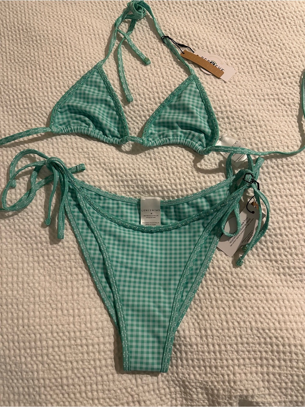 Leni Swims NWT Bikini Top S Bottom N